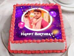 Sweet Celebration Birthday Photo Cake