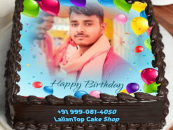 Sweet Surprise Birthday Photo Cake