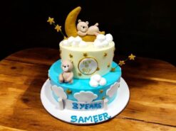 Teddy Dream Baby Shower Cake