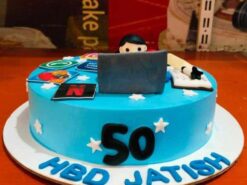 Alternative view of Teenager Boy Birthday Cake