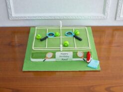 Tennis Court Theme Cake