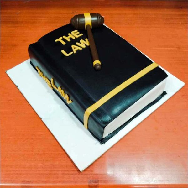 The Law Book Fondant Cake 4 The Law Book Fondant Cake - Image 2