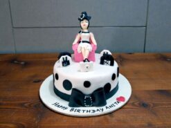 The Shopping Girl Customized Cake