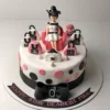 The Shopping Girl Theme Cake 1 the shopping girl theme cake 1 From LallamTop Cake Shop