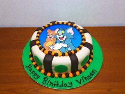 Tom and Jerry Fondant Cake