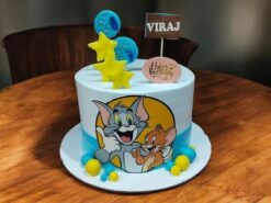 Tom and Jerry Designer Cream Cake