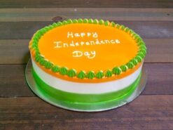 Tricolour Independence Day Celebration Cake