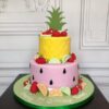 Tropical Fruit Birthday Cake 1 tropical fruit birthday cake 1 From LallamTop Cake Shop