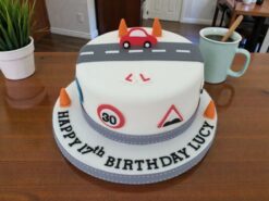 Turbo Road Racing Cake