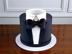 Tuxedo Fondant Cake