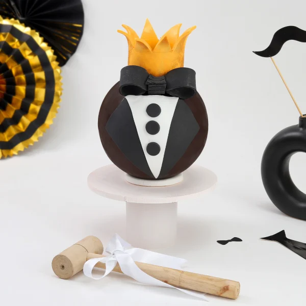 Tuxedo Pinata Cake 3 Tuxedo Pinata Cake from LallanTop Cake Shop