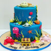 under the sea cake with turtle 1 From LallamTop Cake Shop