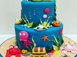 Under the Sea Cake With Turtle