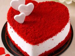 Valentine's Heart Red Velvet Cake