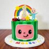 Vibrant Cocomelon Celebration Cake 1 vibrant cocomelon celebration cake 2 From LallamTop Cake Shop