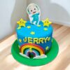 vibrant first milestone cake 1 From LallamTop Cake Shop