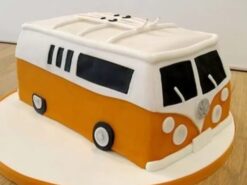 VW Camper Van Fondant Cake
