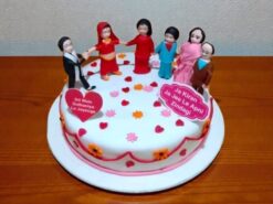 Wedding Ceremony Theme Fondant Cake