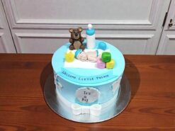 Welcome Baby Boy Theme Cake