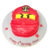 Ninjago Lego Head Fondant Cake 1 whatsapp logo fondant cake 20 6ab1abcbb0560 From LallamTop Cake Shop
