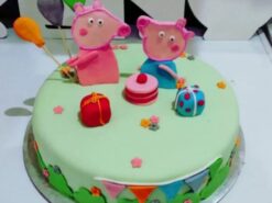 Peppa Pig Designer Theme Cake