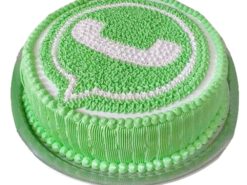 LallanTop Cake Shop Whatsapp Theme Cream Cake with Delivery in East Delhi, South-East Delhi, Ghaziabad, and Noida