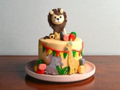 Whimsical Jungle Adventure Cake
