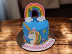 Whimsical Unicorn Joy Cake