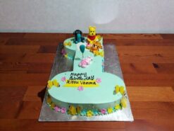 Winnie the Pooh Number One Cake