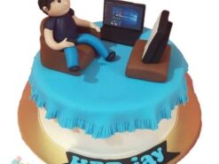 Work from Home Theme Cake