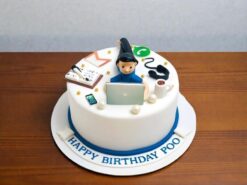 Workaholic Boy Birthday Cake