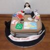 workaholic guy professional theme cake 2 From LallamTop Cake Shop