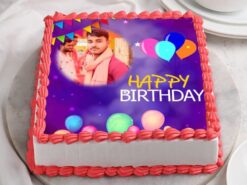 Yummy Memories Birthday Photo Cake