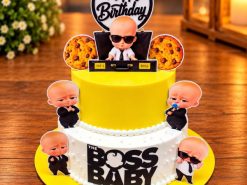 Boss Baby Businessman Theme Birthday Cake - 1