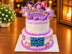 K-Pop Demon Hunters Designer Birthday Cake - 1