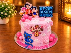 K-Pop Music Theme Birthday Cake - 1